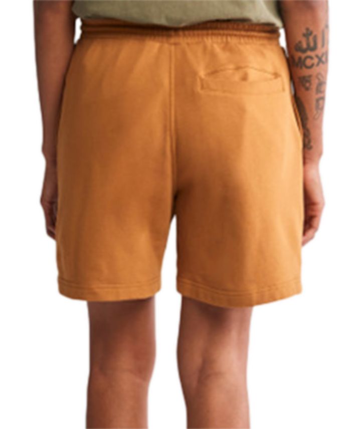 Timberland Mens Woven Badge Sweatshort Orange Size M