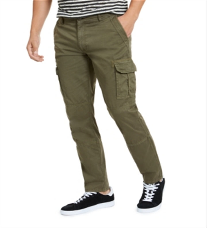 American Rag Men's Slim-Fit Cargo Pants Green Size 31x32