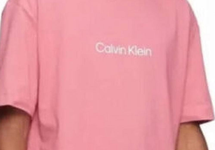 Calvin Klein Men’S Graphic-Print T-Shirt Pink Size XL