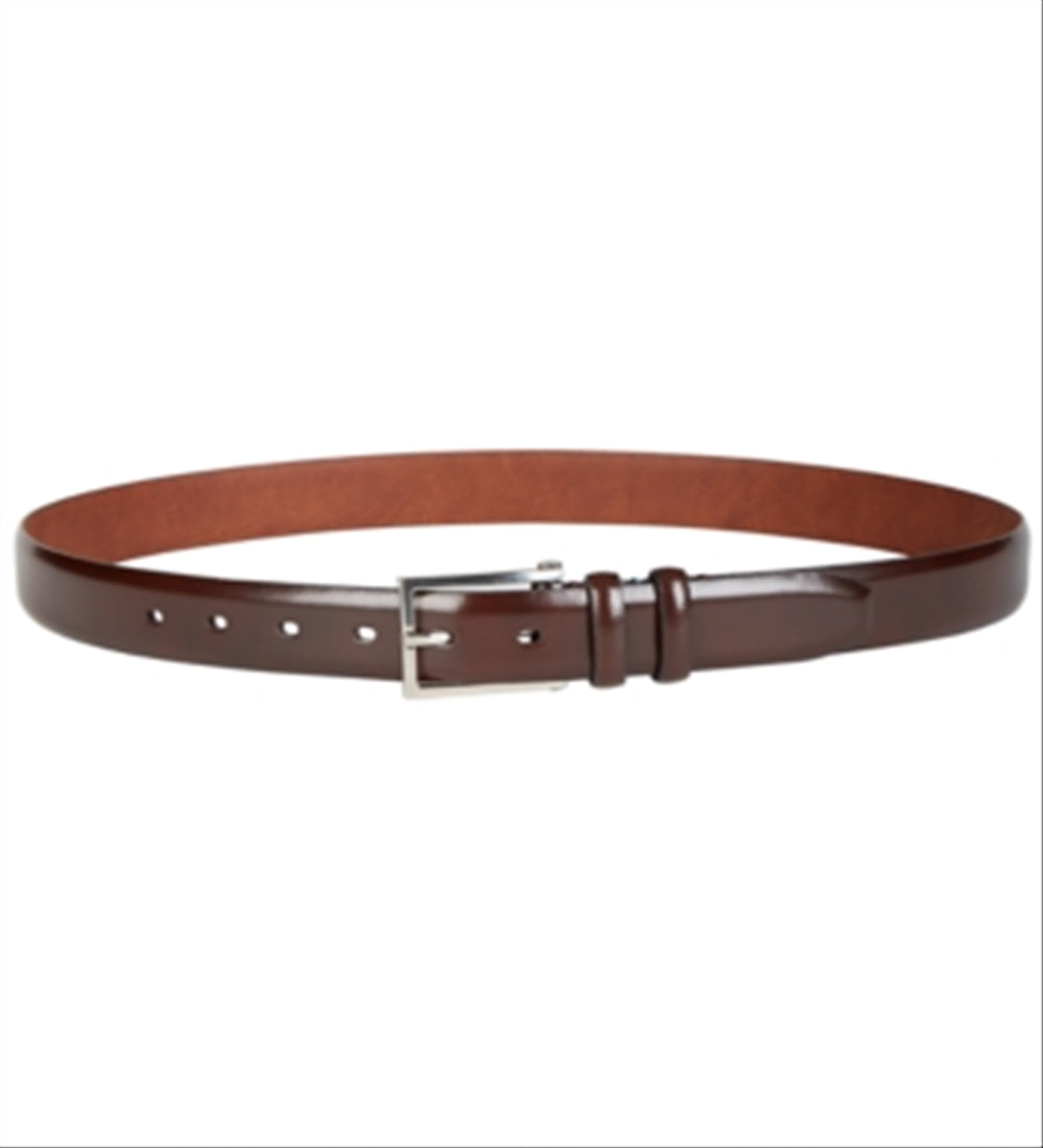 Ryan Seacrest Distinction Men's Double-Loop Belt Brown Size M