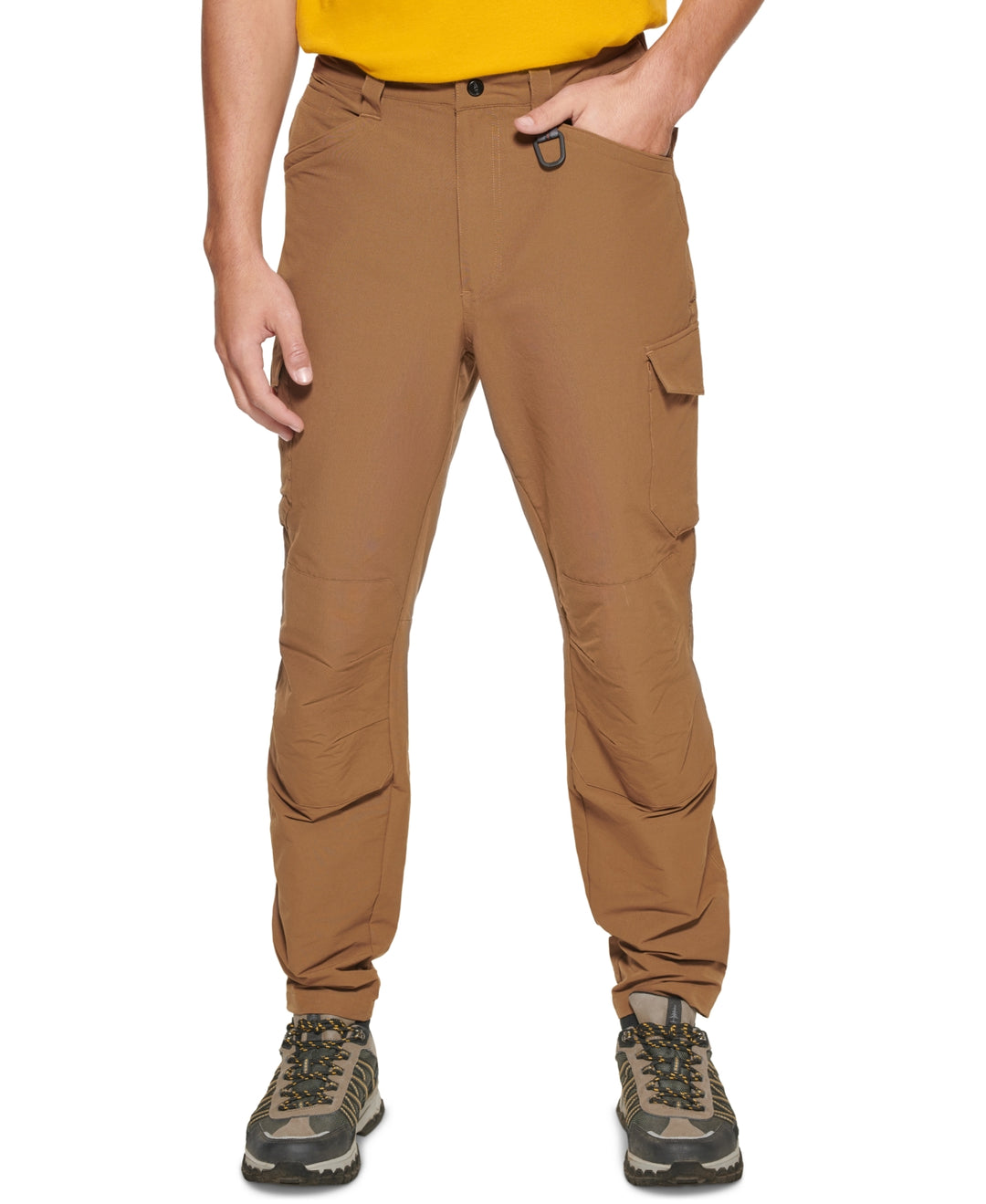 Bass Outdoor Mens Hiking Activewear Cargo Pants Khaki Size M