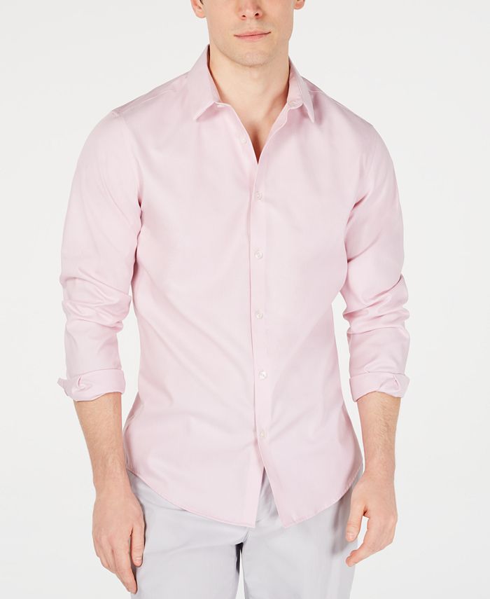 Inc Men's Kurt Non-Iron Shirt Pink Size XXL