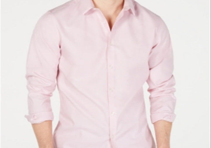 Inc Men's Kurt Non-Iron Shirt Pink Size XXL