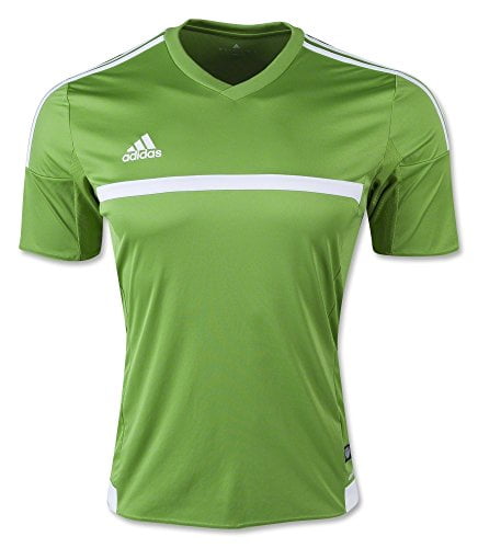 Adidas MLS 15 Match Youth Soccer Jersey L Rave Green-White Green Size L