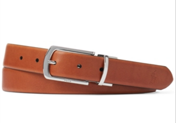 Polo Ralph Lauren Men's Reversible Leather Belt Brown Size 38 Reg