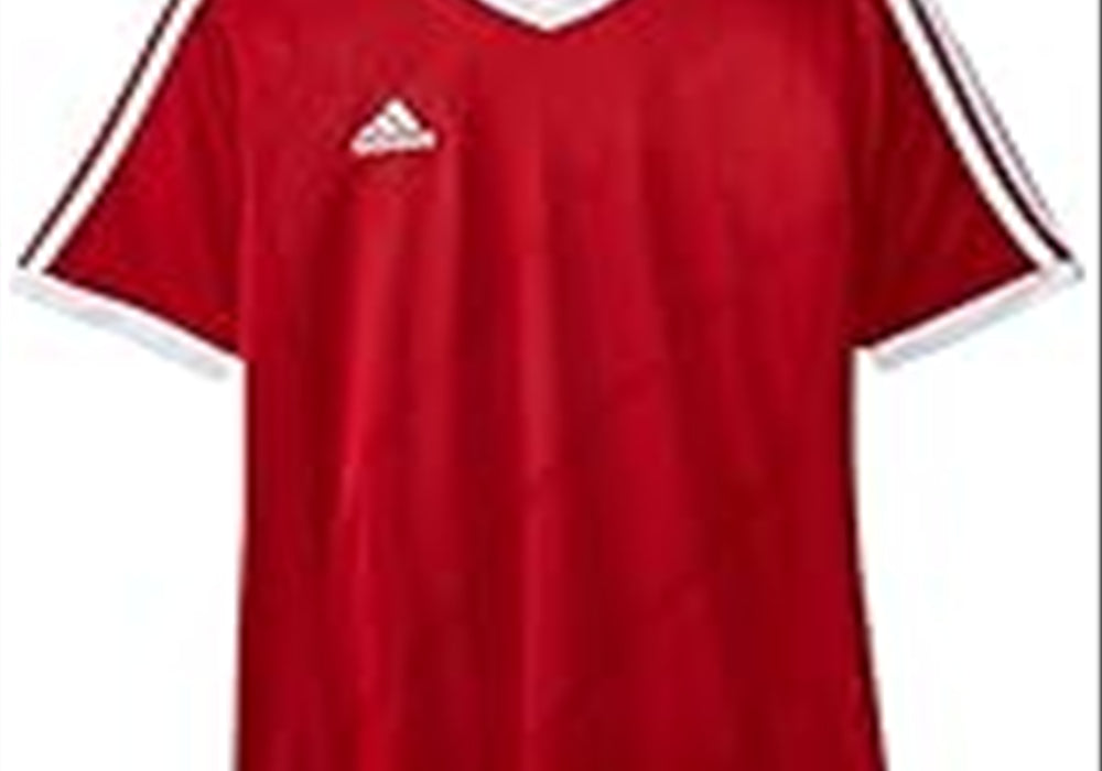 adidas Performance Boys Youth Tabela 14 Short Sleeve Jersey Red Size S