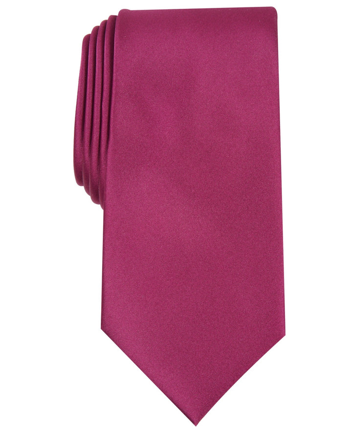 Perry Ellis Men's Satin Solid Tie Red One Size