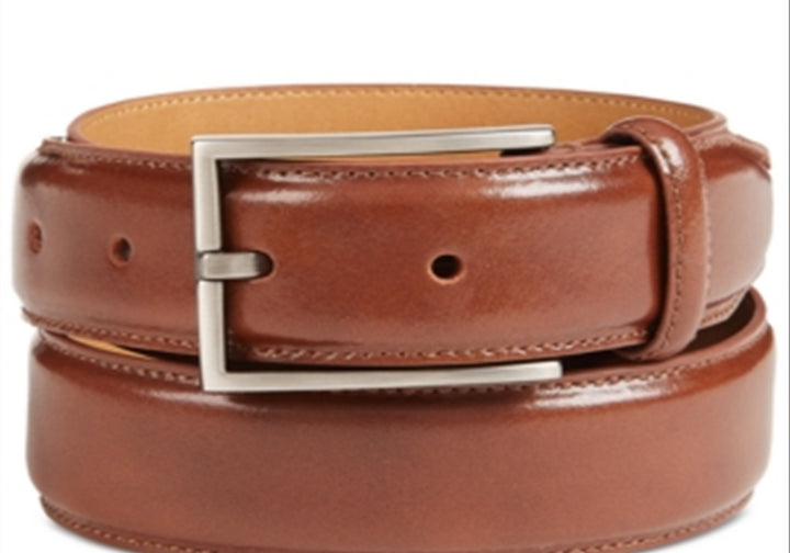 Ryan Seacrest Distinction Men's Dress Belt Brown Size M