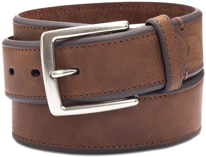 Club Room Men's Bevel-Edge Casual Belt Brown Size 36