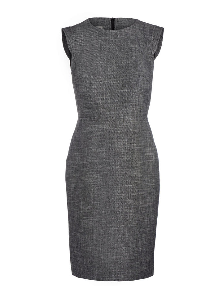 Anne Klein Women's Tweed Sheath Dress Black Size 16