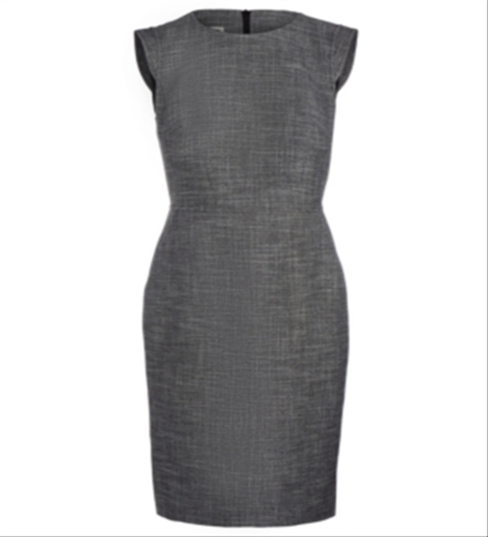 Anne Klein Women's Tweed Sheath Dress Black Size 16