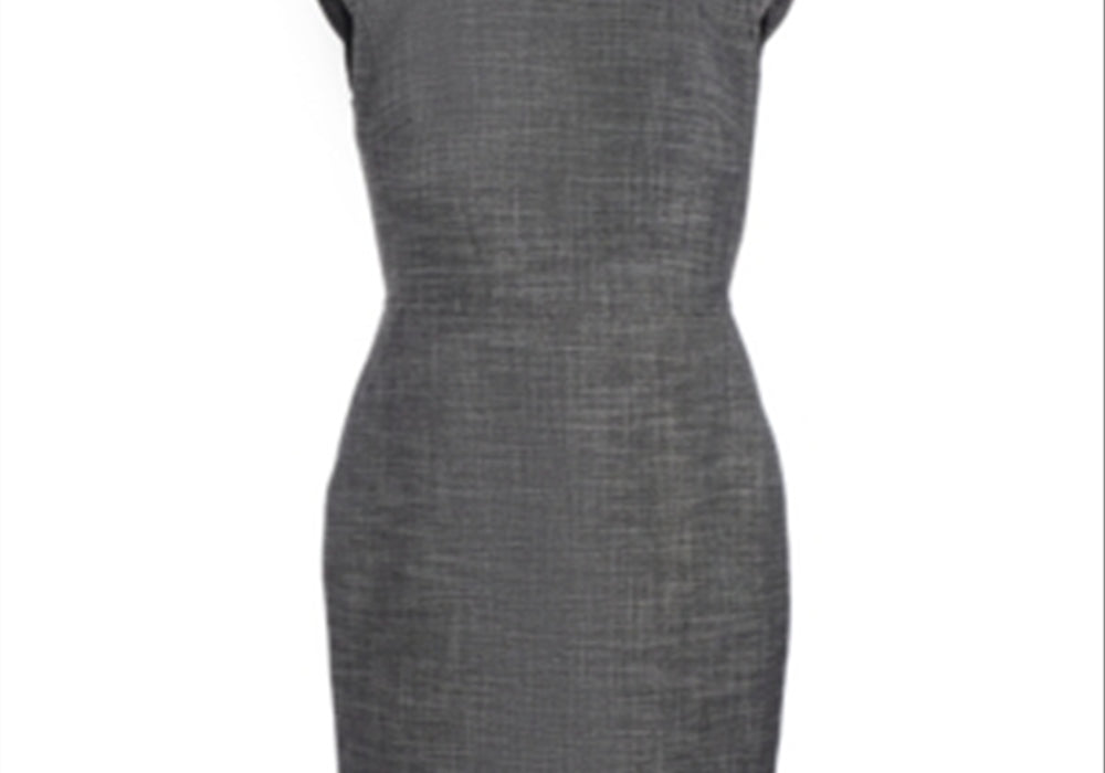 Anne Klein Women's Tweed Sheath Dress Black Size 16