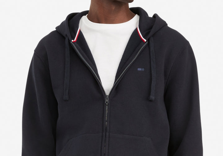 Tommy Hilfiger Men's New Essentials Full Zip Hoodie Blue Size XXL