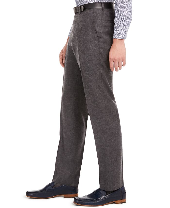 Bar III Men's Wool Blend Pants Gray Size 34X30