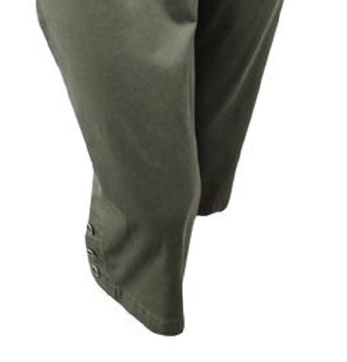 Karen Scott Women's Plus Size Capri Pants Gray Size 22W