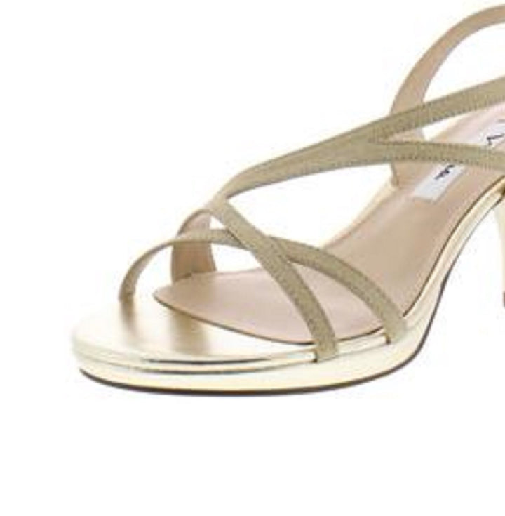 Nina Women's Nura Evening Sandals Women's Shoes Beige Size 6.5 M