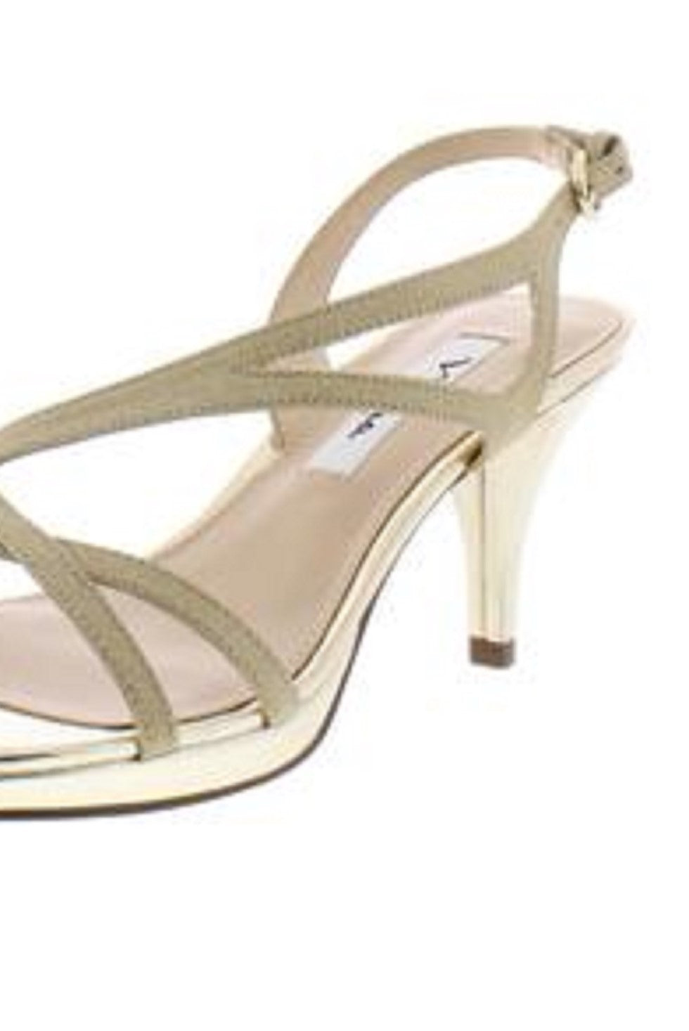 Nina Women's Nura Evening Sandals Women's Shoes Beige Size 6.5 M