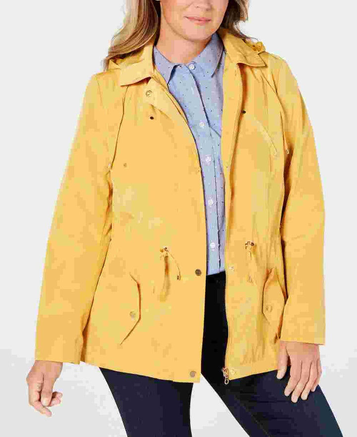 Charter Club Women's Plus Size Utility Jacket Gold Size 2X