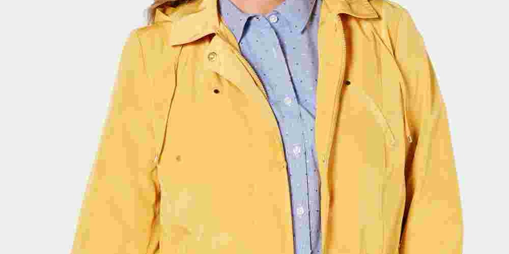 Charter Club Women's Plus Size Utility Jacket Gold Size 2X