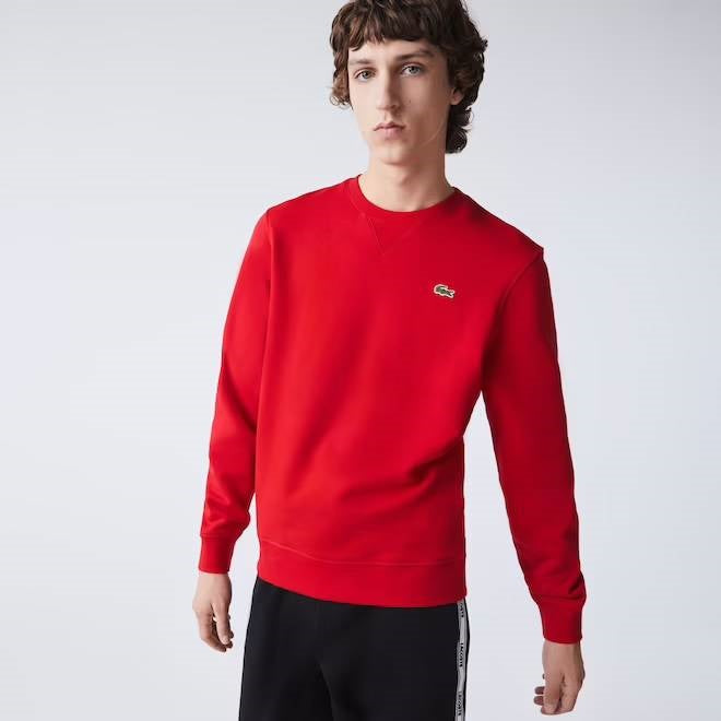 Lacoste Men's Classic Pullover Red Size 7