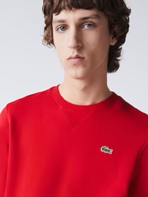 Lacoste Men's Classic Pullover Red Size 7