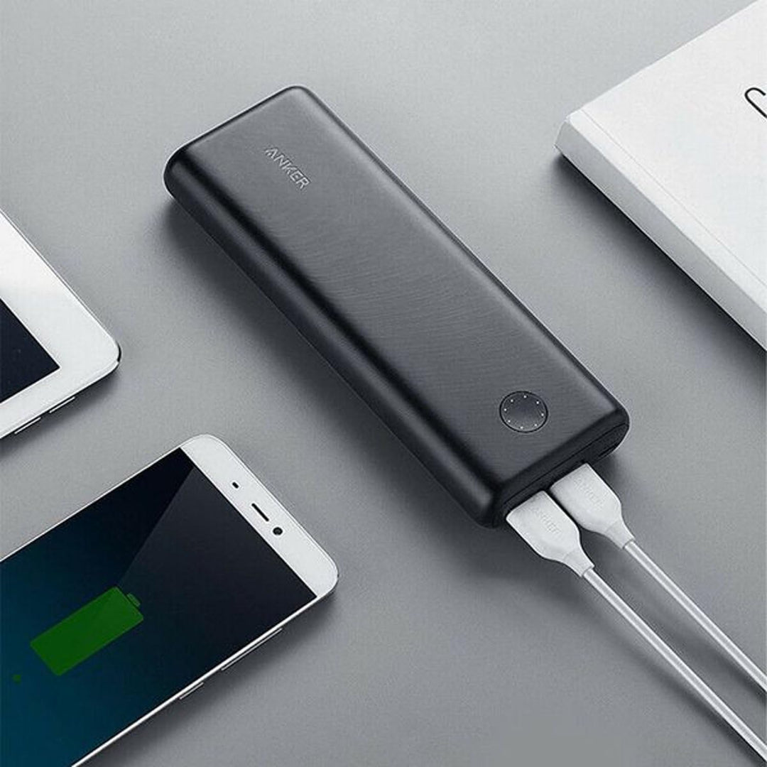 Anker PowerCore Select 20k mAh Power Bank Dual-Port Portable Phone Charger - Black