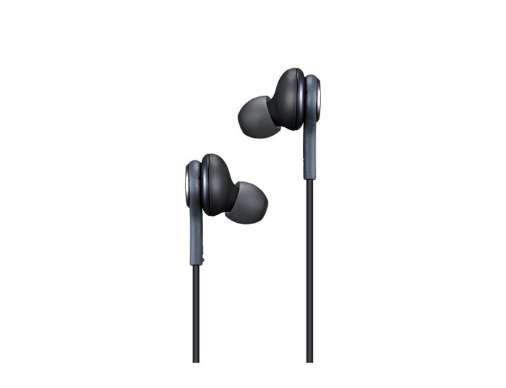 Samsung Earphones by AKG  For Galaxy S8 & S8 Plus W/Extra Ear Gels, Grey, Bulk