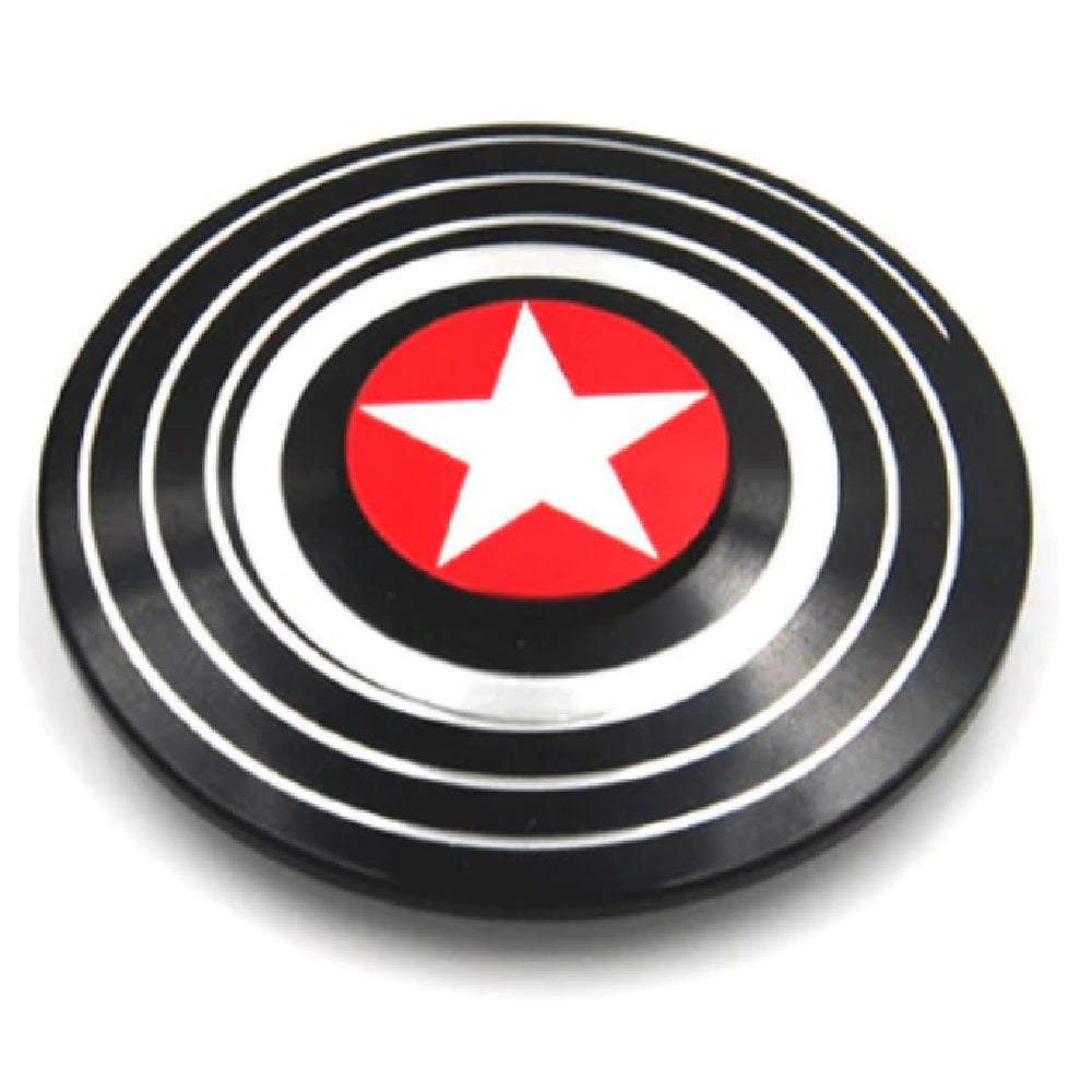 Fidget Spinner Aluminum Metal Premium Quality - Black, Silver, Red