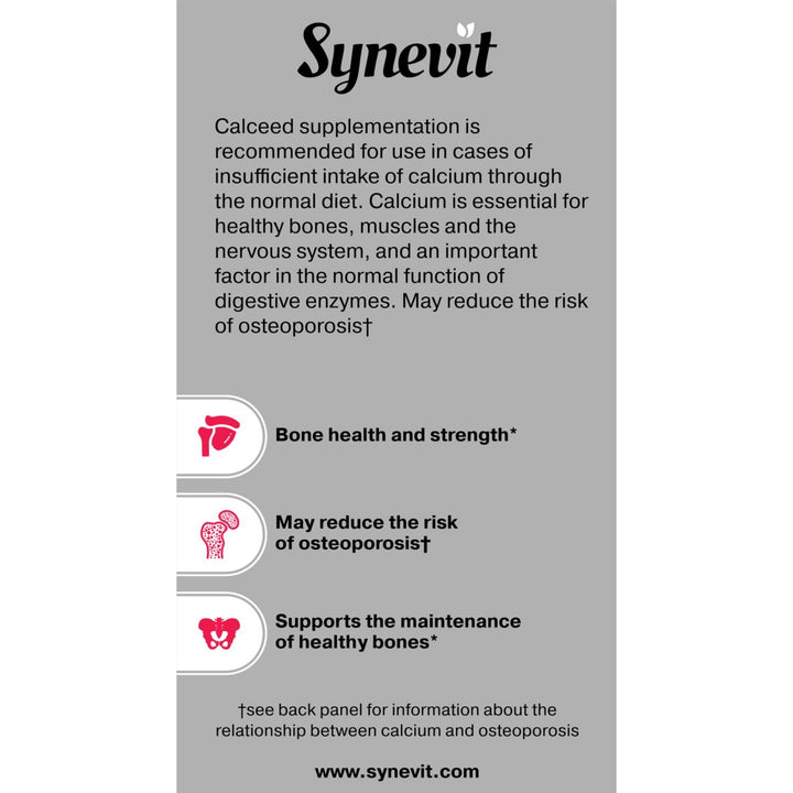 Synevit Calceed Bone Health Supplement – 30 powder packs