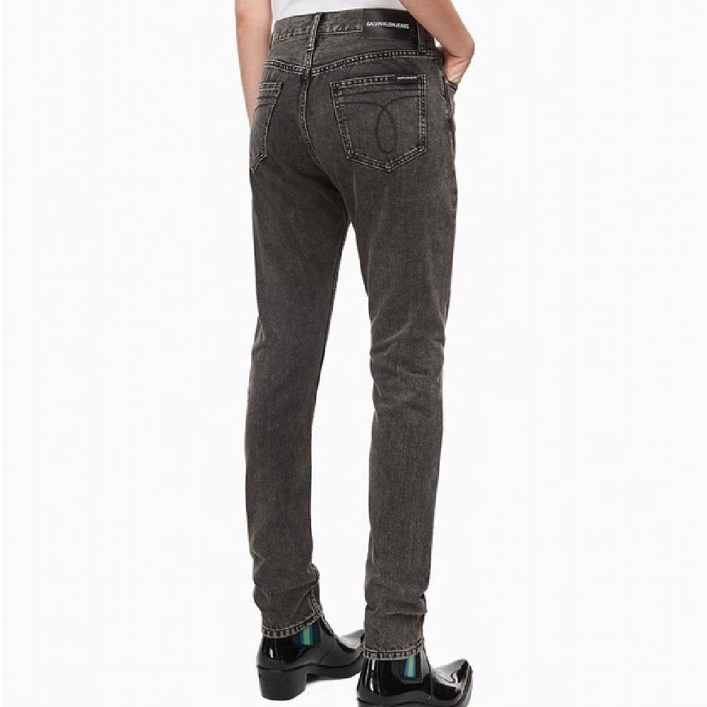 Calvin Klein Women's Mid Rise Slim Leg Jeans Seattle Grey Size 25"x 30"