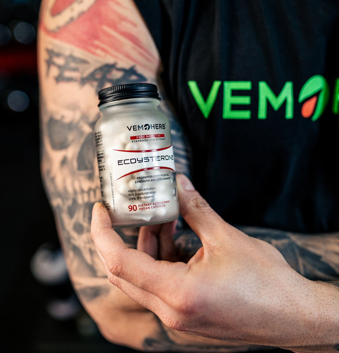 VemoHerb Ecdysterone, Dietary Supplement - 90 Capsules
