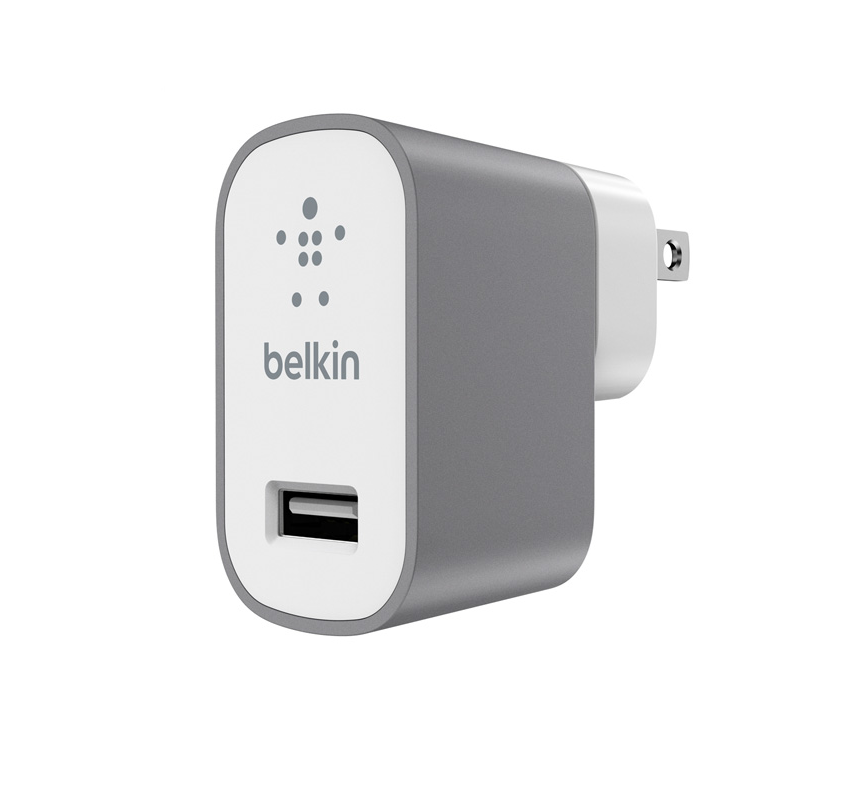 Belkin Wall and Car Charger Kit for iPhone 8/7 & iPad - Retail Packaging - Gray