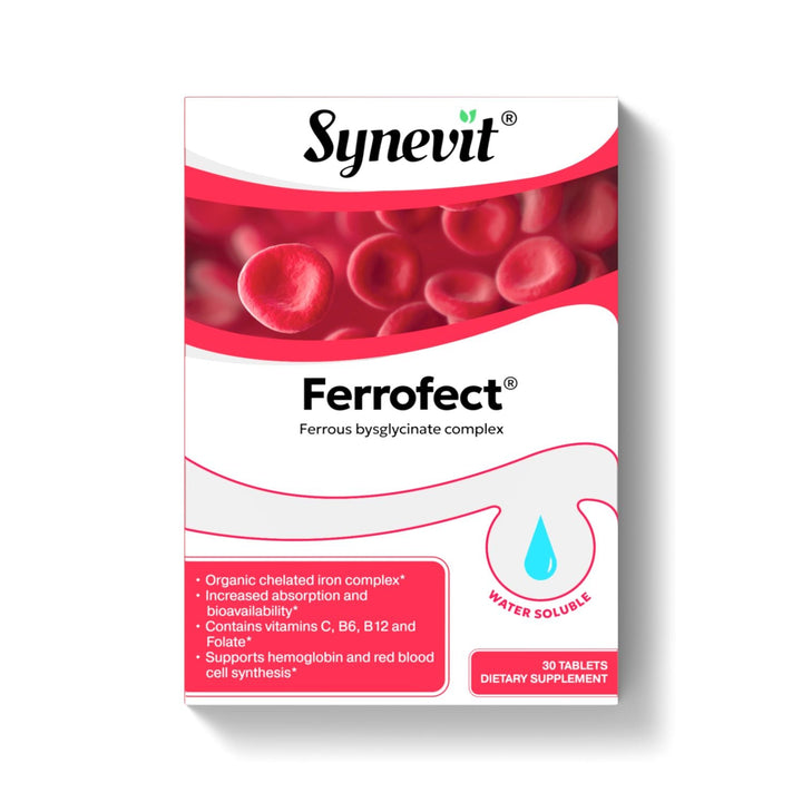 Synevit Ferrofect Iron Supplement – 30 tablets