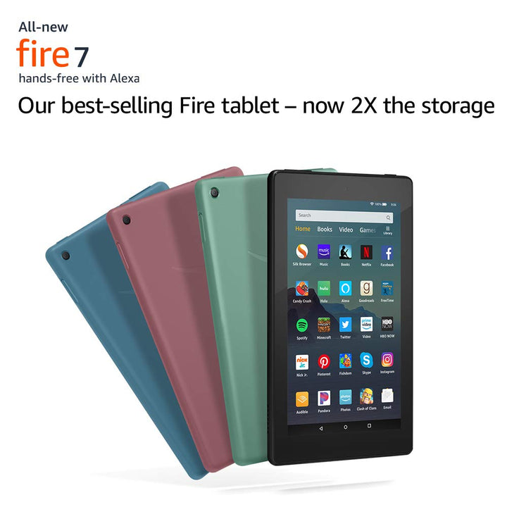 Amazon Fire 7 Tablet with Alexa 7" display 16 GB Black