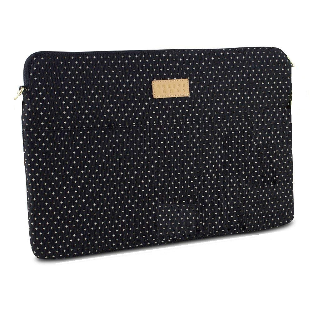 Greene + Gray Tablet/Laptop Sleeve Case for Surface Pro 3/4 - Black