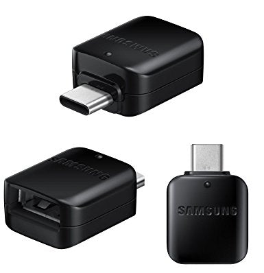 Samsung Galaxy S8/S8 Plus Type C Adapter to USB Data Transfer - Black