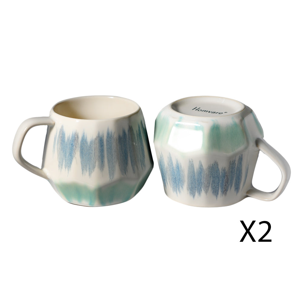 Homvare Porcelain Coffee Mug, Tea Cup for Office and Home Suitable for Both Hot and Cold Beverage