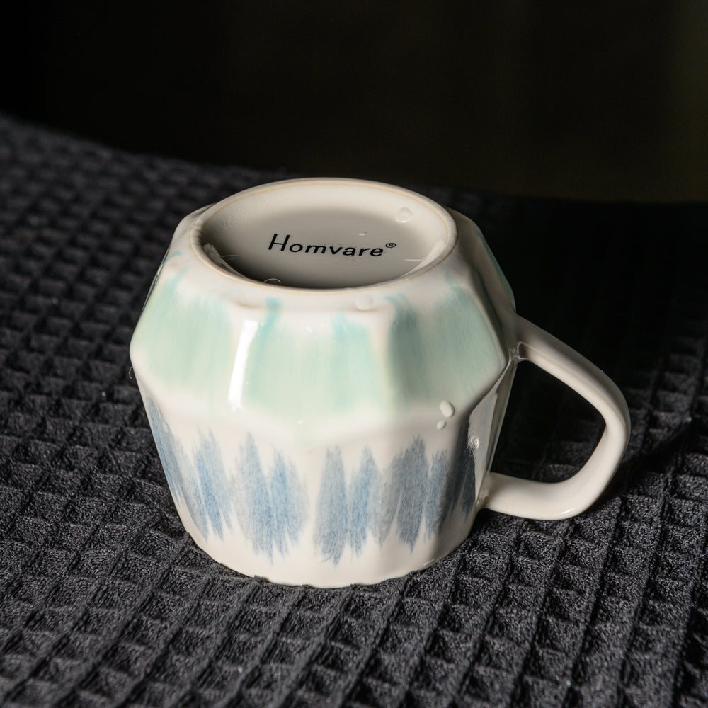 Homvare Porcelain Coffee Mug, Tea Cup for Office and Home Suitable for Both Hot and Cold Beverage