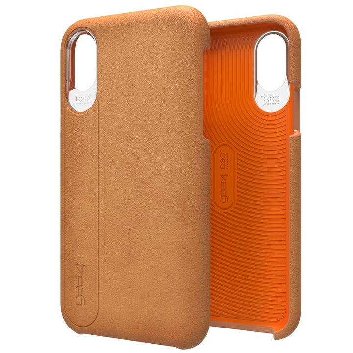 Gear4 D3O Knightsbridge Ultimate Impact Protection Case for iPhone X in Brown