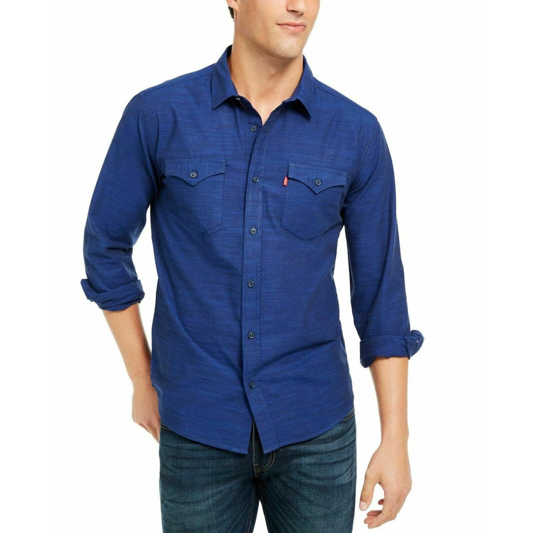 Levi's Men's Darrow Shirt Blue Size Large