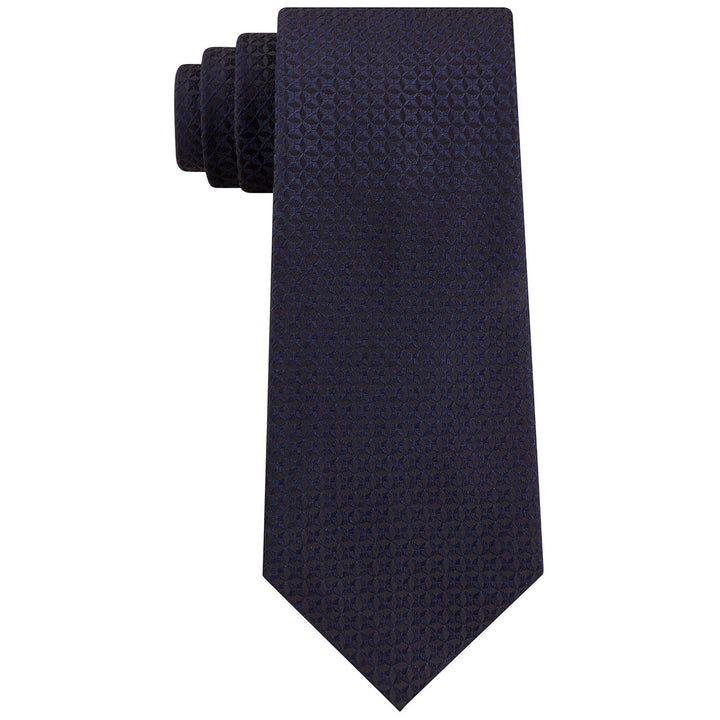 Kenneth Cole Reaction Men's Slim Iridescent Geo Tie Navy Size Regular