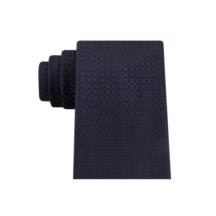 Kenneth Cole Reaction Men's Slim Iridescent Geo Tie Navy Size Regular