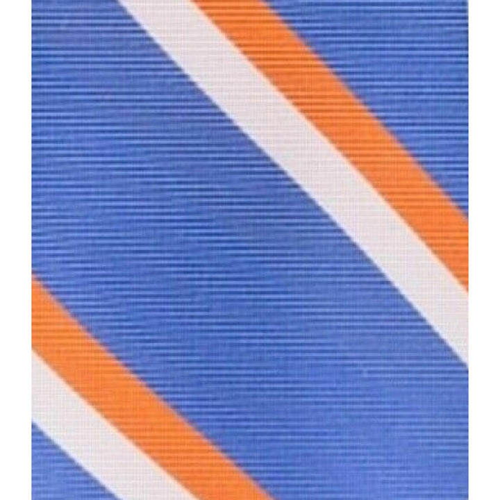 Tommy Hilfiger Light Blue Orange White Stripe  Tie One Size