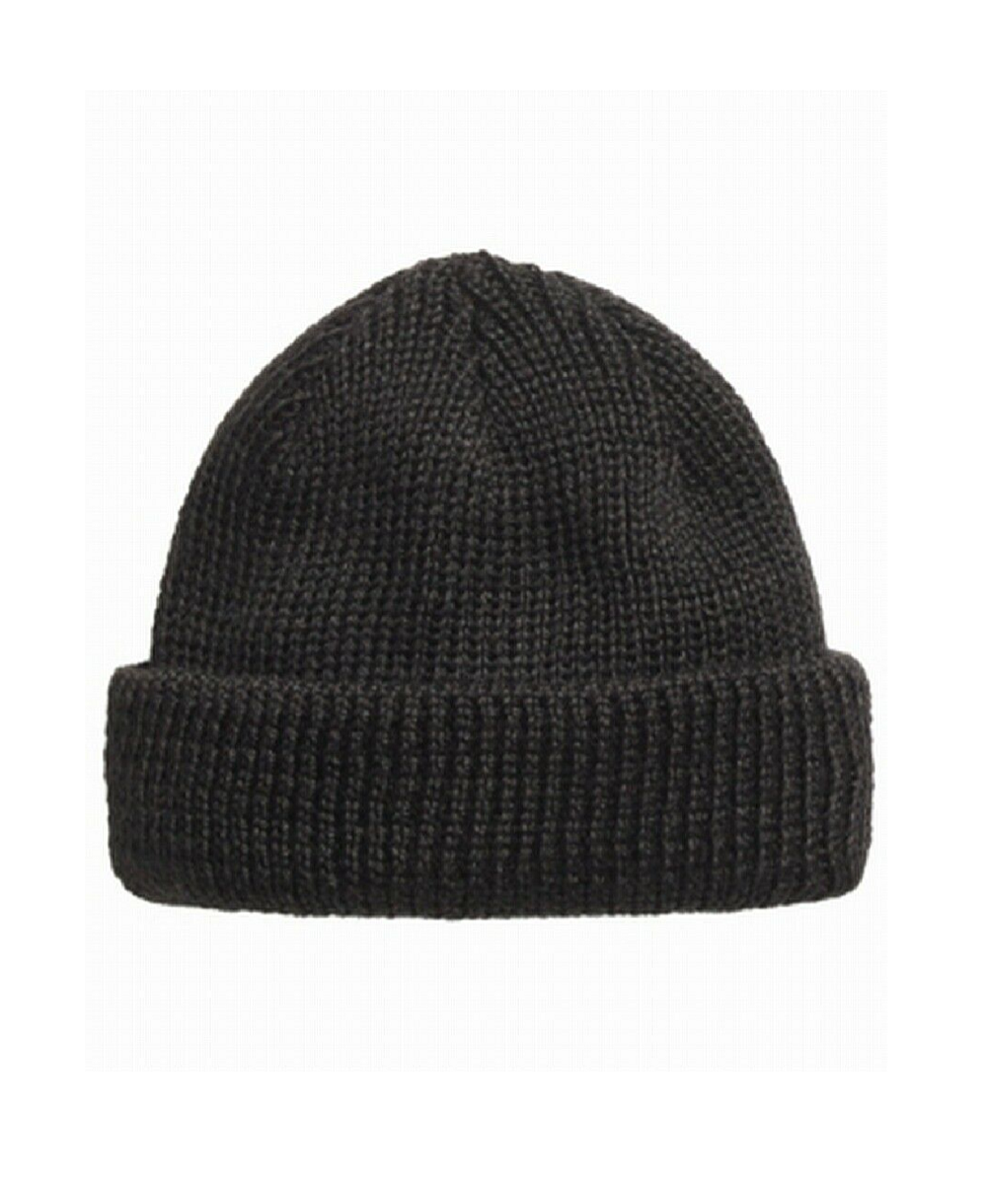 Club Room Men's Fisherman Beanie Black Size One Size