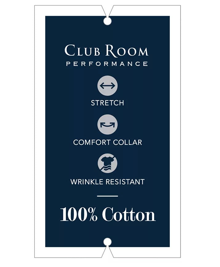 Club Room Men's Classic/Regular Fit Stripe Dress Shirt