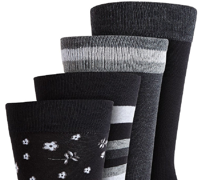 Bar III Men's 4 Pk Socks Black Size Regular