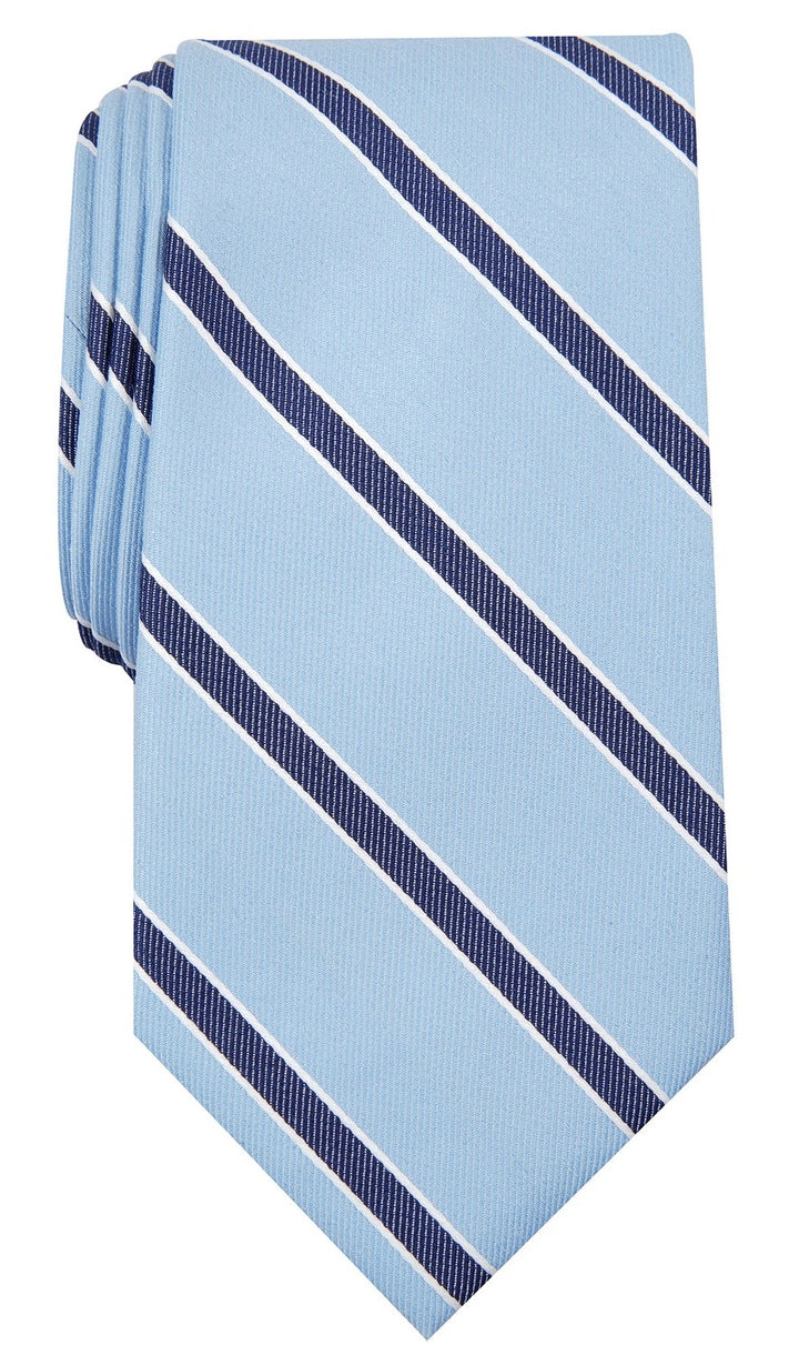 Club Room Men's Stripe Tie Navy Size Regular