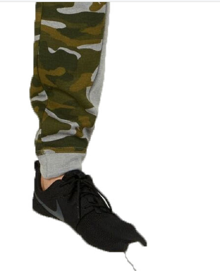 Ideology Men's Colorblocked Camo Joggers Dark Green Size Large