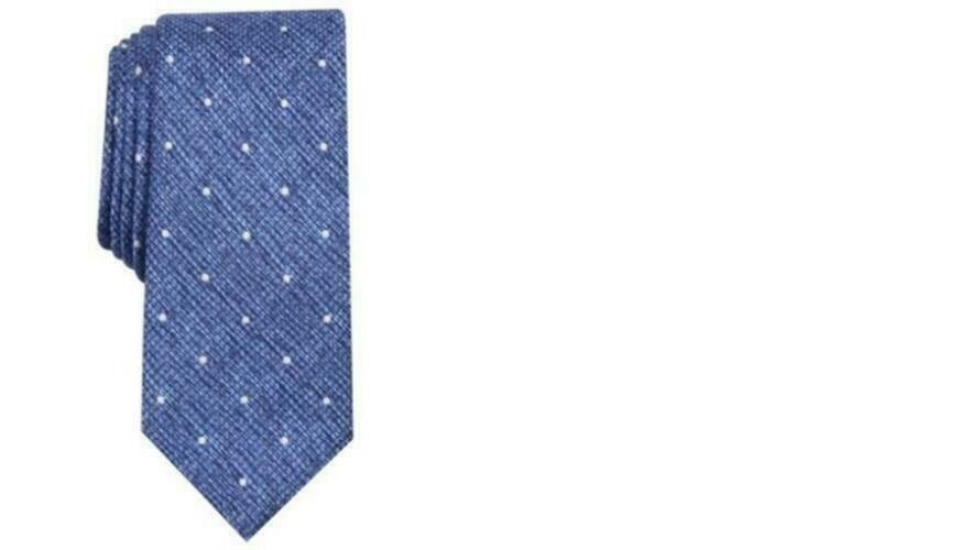 Bar III Men's Gregory Dot Skinny Tie Navy Size Regular