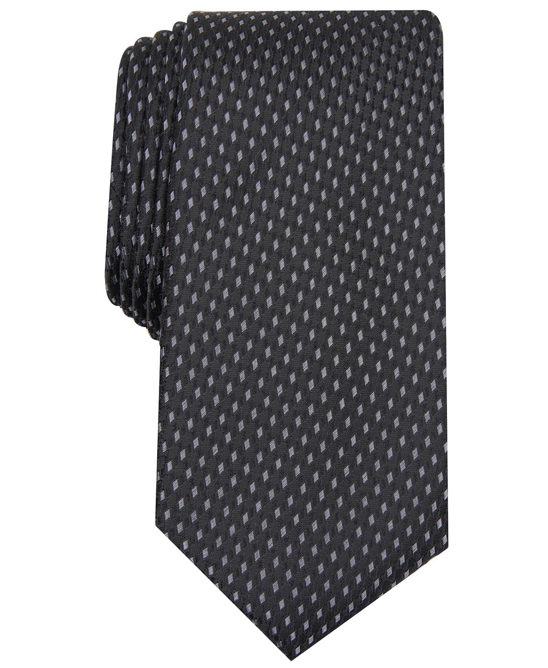 Alfani Men's Slim Neat Tie Black Diamond Size Regular